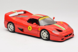 Ferrari F50 Coupe #6 Red with Italian Flag Bburago 1:18 3382-P1 Diecast - image 6 of 8