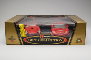 Ferrari Gift Set 250 Testa Rossa & 360 Modena Challenge Red Bburago 1:18 GC001 Diecast - image 2 of 2