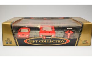 Ferrari Promo Set F40 550 Maranello Scuderia Ferrari F310 F1 1996 Bburago 1:18 FERRARI001 Diecast - image 2 of 2