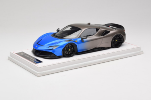 Ferrari SF90 Novitec Blue Grey Metallic IVY 1:18 REMC029 Resin - image 2 of 7