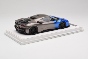 Ferrari SF90 Novitec Blue Grey Metallic IVY 1:18 REMC029 Resin - image 3 of 7