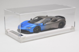 Ferrari SF90 Novitec Blue Grey Metallic IVY 1:18 REMC029 Resin - image 6 of 7