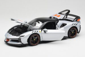 Ferrari SF90 XX Stradale Arctic White Bburago 1:18 18-16020W Diecast - image 2 of 8