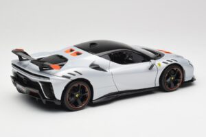 Ferrari SF90 XX Stradale Arctic White Bburago 1:18 18-16020W Diecast - image 3 of 8