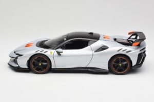 Ferrari SF90 XX Stradale Arctic White Bburago 1:18 18-16020W Diecast - image 4 of 8
