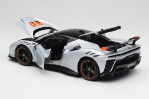 Ferrari SF90 XX Stradale Arctic White Bburago 1:18 18-16020W Diecast - image 5 of 8