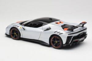 Ferrari SF90 XX Stradale Arctic White Bburago 1:18 18-16020W Diecast - image 7 of 8