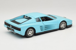 Ferrari Testarossa Borsenmodell 1997 Limited Edition Blue Bburago 1:18 B002 Diecast - image 3 of 8