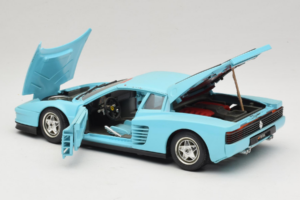 Ferrari Testarossa Borsenmodell 1997 Limited Edition Blue Bburago 1:18 B002 Diecast - image 5 of 8