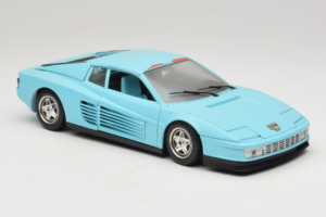 Ferrari Testarossa Borsenmodell 1997 Limited Edition Blue Bburago 1:18 B002 Diecast - image 6 of 8