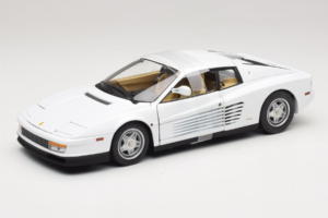Ferrari Testarossa White Miami Vice Hot Wheels 1:18 P9904 Diecast