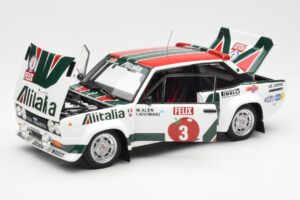 Fiat 131 Abarth #3 M. Alen / I. Kivimaki Winner Rally 1000 Lakes 1980 Kyosho 1:18 08376H Diecast - image 2 of 8