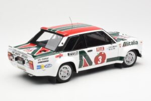 Fiat 131 Abarth #3 M. Alen / I. Kivimaki Winner Rally 1000 Lakes 1980 Kyosho 1:18 08376H Diecast - image 3 of 8
