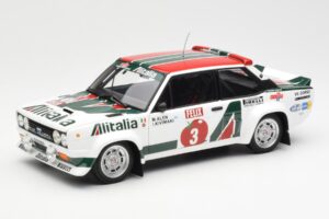 Fiat 131 Abarth #3 M. Alen / I. Kivimaki Winner Rally 1000 Lakes 1980 Kyosho 1:18 08376H Diecast