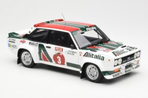 Fiat 131 Abarth #3 M. Alen / I. Kivimaki Winner Rally 1000 Lakes 1980 Kyosho 1:18 08376H Diecast - image 6 of 8