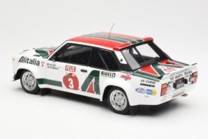 Fiat 131 Abarth #3 M. Alen / I. Kivimaki Winner Rally 1000 Lakes 1980 Kyosho 1:18 08376H Diecast - image 7 of 8
