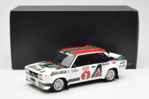 Fiat 131 Abarth #3 M. Alen / I. Kivimaki Winner Rally 1000 Lakes 1980 Kyosho 1:18 08376H Diecast - image 8 of 8