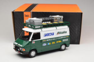 Fiat 242 Alitalia Rally Team Assistance With Trailer 1978 IXO 1:18 18CMC027WX Diecast - image 7 of 7
