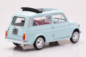 Fiat 500 Giardiniera Acquamarina Blue Norev 1:18 187742 Diecast - image 3 of 7