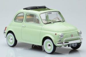 Fiat 500 L Light Green Norev 1:18 187773 Diecast - image 4 of 6