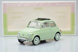 Fiat 500 L Light Green Norev 1:18 187773 Diecast - image 6 of 6