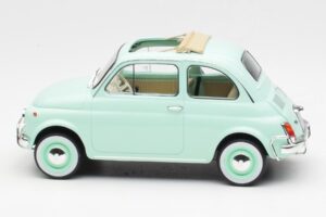 Fiat 500L Pastel Blue Norev 1:18 187777 Diecast - image 3 of 6