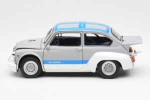 Fiat Abarth 1000 TCR Matt Grey Blue Stripes AUTOart 1:18 72642 Diecast - image 4 of 8