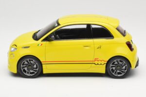Abarth 500e Yellow IXO 1:18 MCG18498 Diecast - image 3 of 6