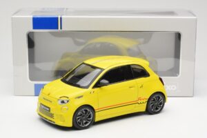 Abarth 500e Yellow IXO 1:18 MCG18498 Diecast - image 6 of 6