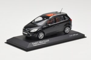 Ford C-Max Grand Black Metallic Minichamps 1:43 400089100 Diecast - image 2 of 4