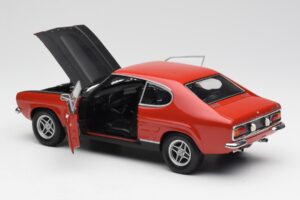 Ford Capri Mk1 2600 RS Red Black Minichamps 1:18 180089071 Diecast - image 5 of 8