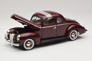 Ford Deluxe Coupe Dark Red ERTL 1:18 7936 Diecast - image 2 of 7