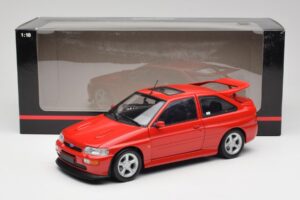 Ford Escort RS Cosworth Radiant Red Minichamps 1:18 150089021 Diecast - image 8 of 8