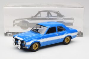 Ford Escort Mk1 RS 1600 Blue White Stripes Minichamps 1:18 100688102 Diecast - image 8 of 8