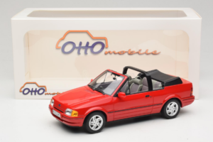 Ford Escort Mk4 XR3i Cabriolet Flamenco Red Otto 1:18 OT1254 Resin - image 6 of 6