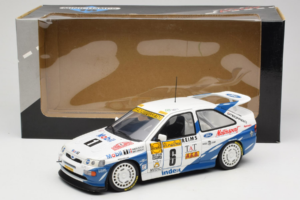 Ford Escort RS Cosworth Mobil 1 #6 F. Delecour / D. Grataloup Rally Monte Carlo Winner 1994 UT Models 1:18 180948106 Diecast - image 8 of 8