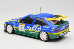 Ford Escort #3 Yacoo P. Bernardini / B. Occelli Rally Monte Carlo 1996 Winner UT Models 1:18 180968203 Diecast - image 7 of 8