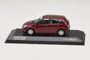 Ford Fiesta Mk5 Red Metallic Minichamps 1:43 400081101 Diecast