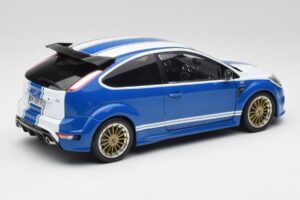 Ford Focus RS Mk2 LM Classic Blue Capri RS2600 Tribute Minichamps 1:18 100080072 Diecast - image 3 of 8