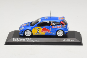Ford Focus WRC #2 R. Baumgartner / B. Wichs Red Bull Rally Austria 2001 Minichamps 1:43 430008907 Diecast