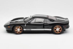 Ford GT Black With White Stripes AUTOart 1:18 73023 Diecast - image 4 of 8