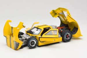 Ford GT40 Mk IV Yellow 1967 Shelby Collectibles 1:18 31414S Diecast - image 2 of 8