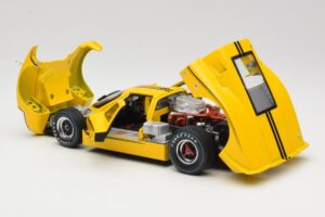Ford GT40 Mk IV Yellow 1967 Shelby Collectibles 1:18 31414S Diecast - image 5 of 8