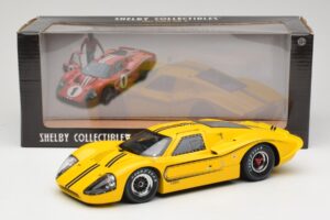Ford GT40 Mk IV Yellow 1967 Shelby Collectibles 1:18 31414S Diecast - image 8 of 8