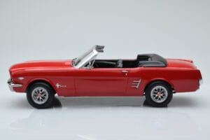 Ford Mustang Convertible Red Norev 1:18 182810 Diecast - image 3 of 6