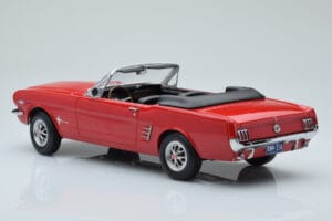 Ford Mustang Convertible Red Norev 1:18 182810 Diecast - image 5 of 6