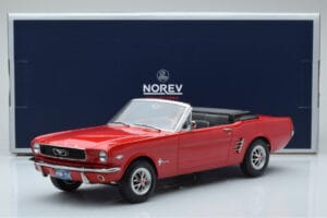 Ford Mustang Convertible Red Norev 1:18 182810 Diecast - image 6 of 6