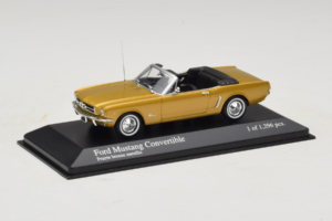 Ford Mustang Convertible Gold Minichamps 1:43 400082432 Diecast - image 2 of 4