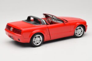 Ford Mustang S197 GT Convertible Red Beanstalk Group 1:18 FOR10016R Diecast - image 3 of 8