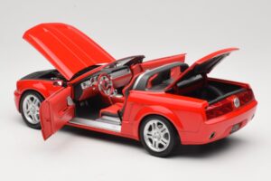 Ford Mustang S197 GT Convertible Red Beanstalk Group 1:18 FOR10016R Diecast - image 5 of 8